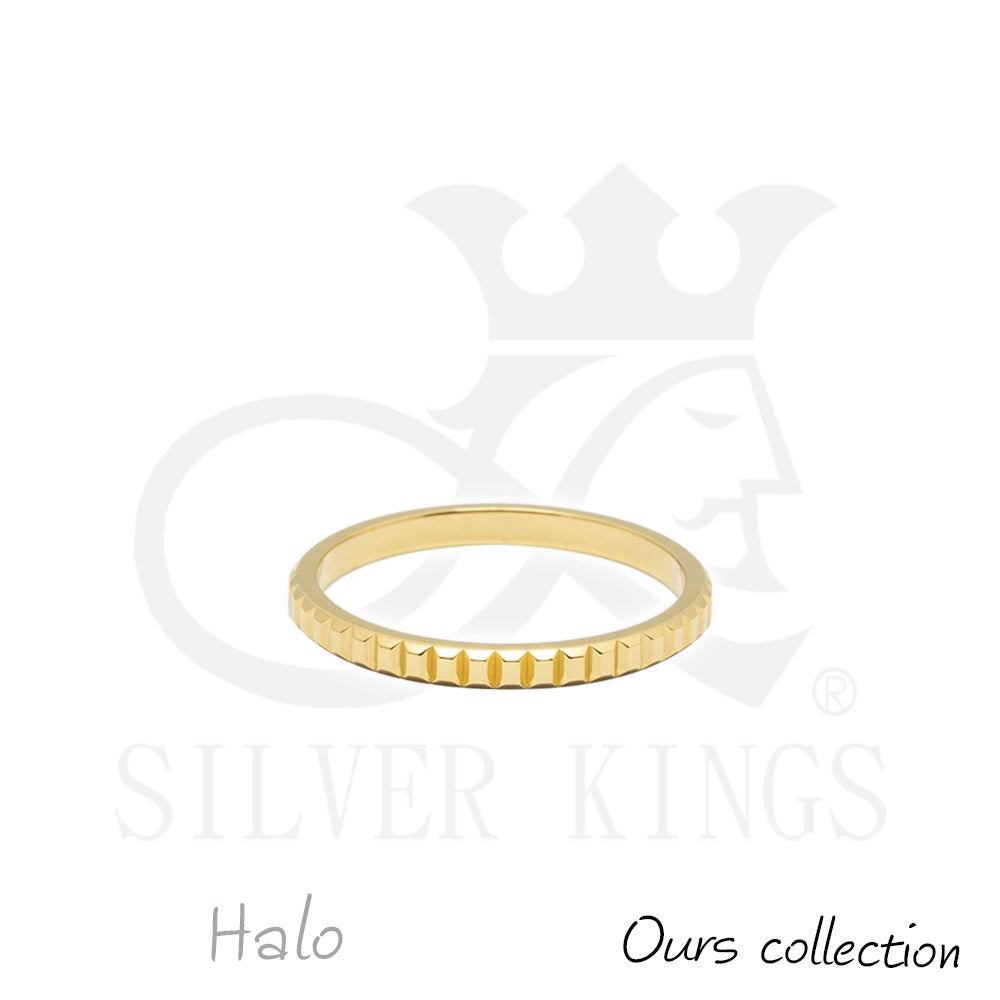 HALO & CROWN COUPLE RINGS
