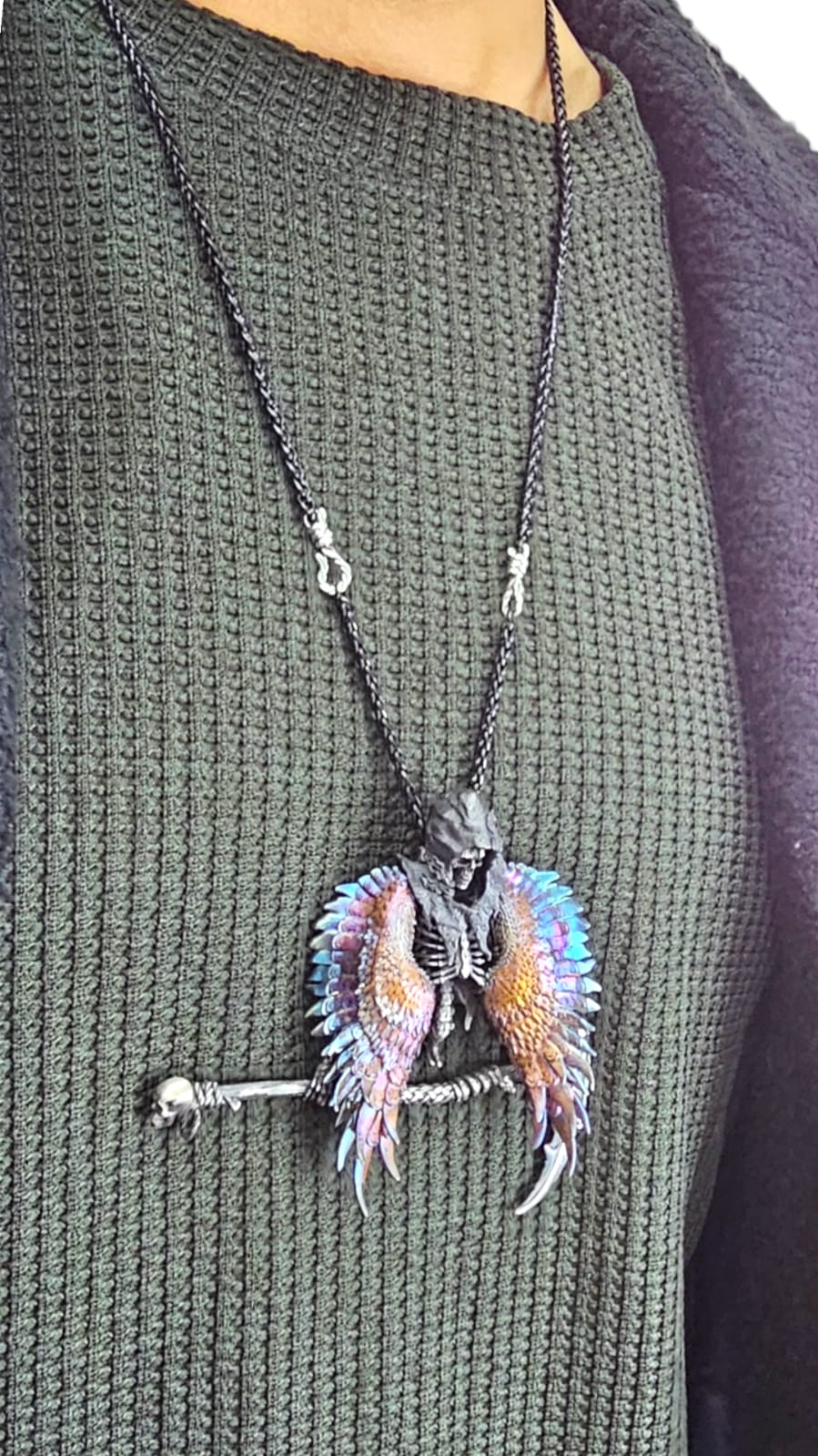 "FINAL SHOT" SCYTHE PENDANT & CHAIN