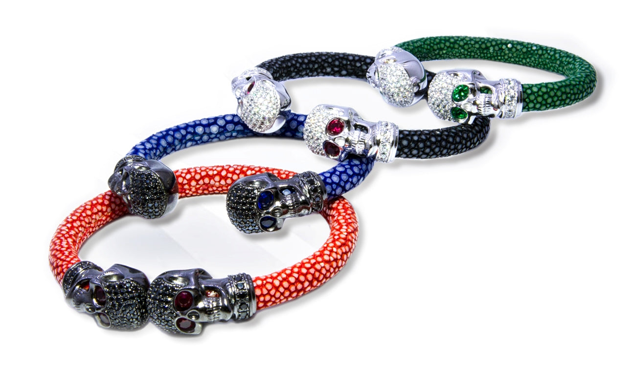 Skull Stingray Bangle