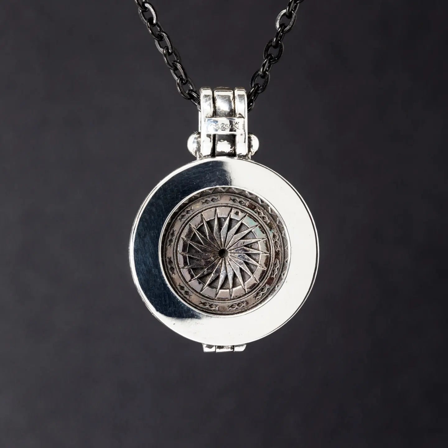 Third Eye Skull Silver Pendant