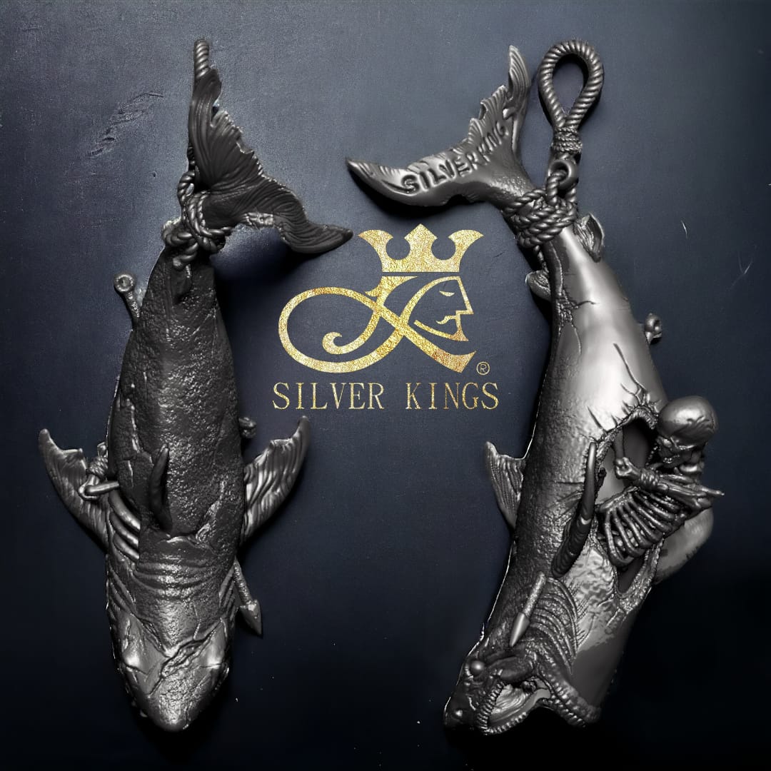 JAWS Sculpture Sterling Silver