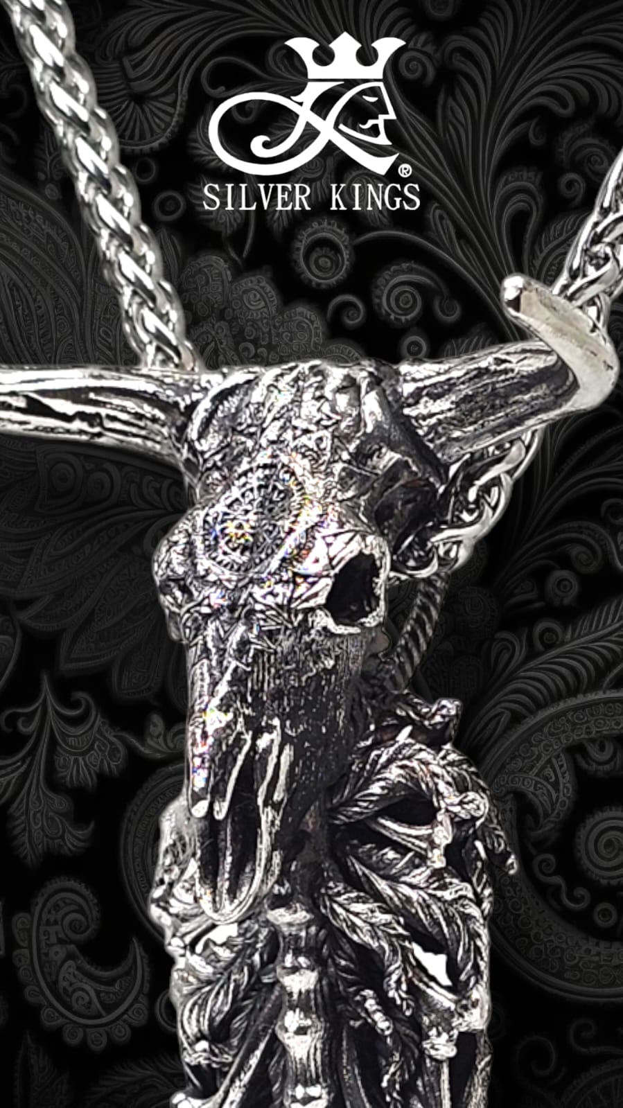 The Bison Feather Pendant with Chain