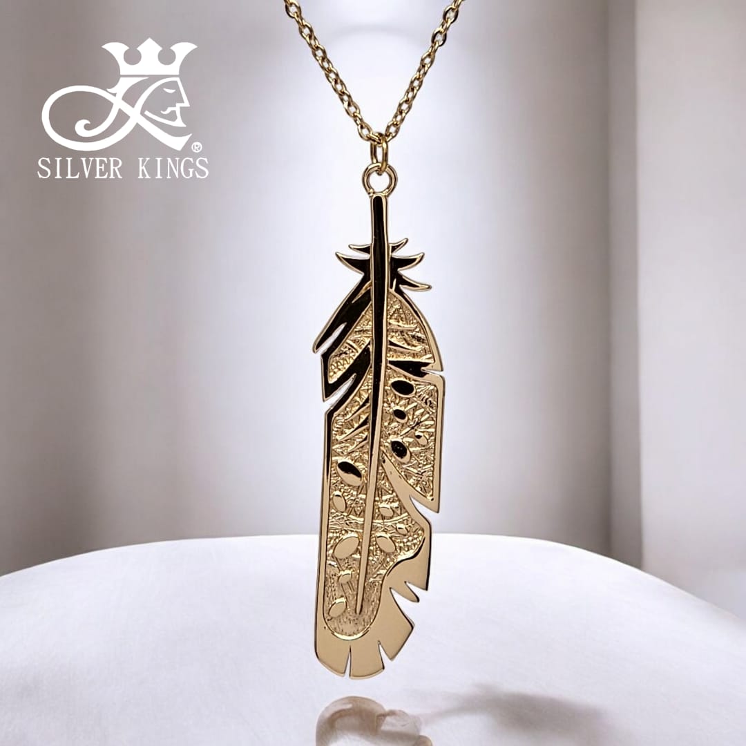 Feather Pendant with chain
