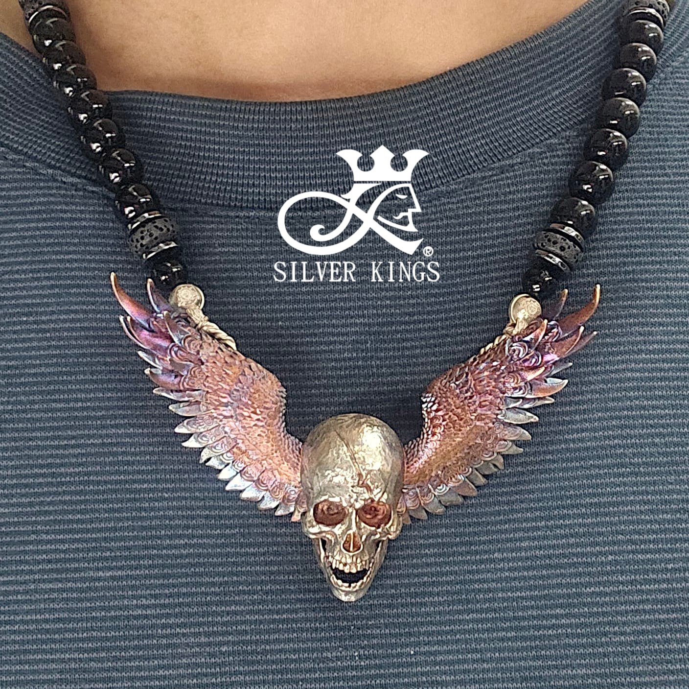 Silver Skull Necklace 【呐喊自由】