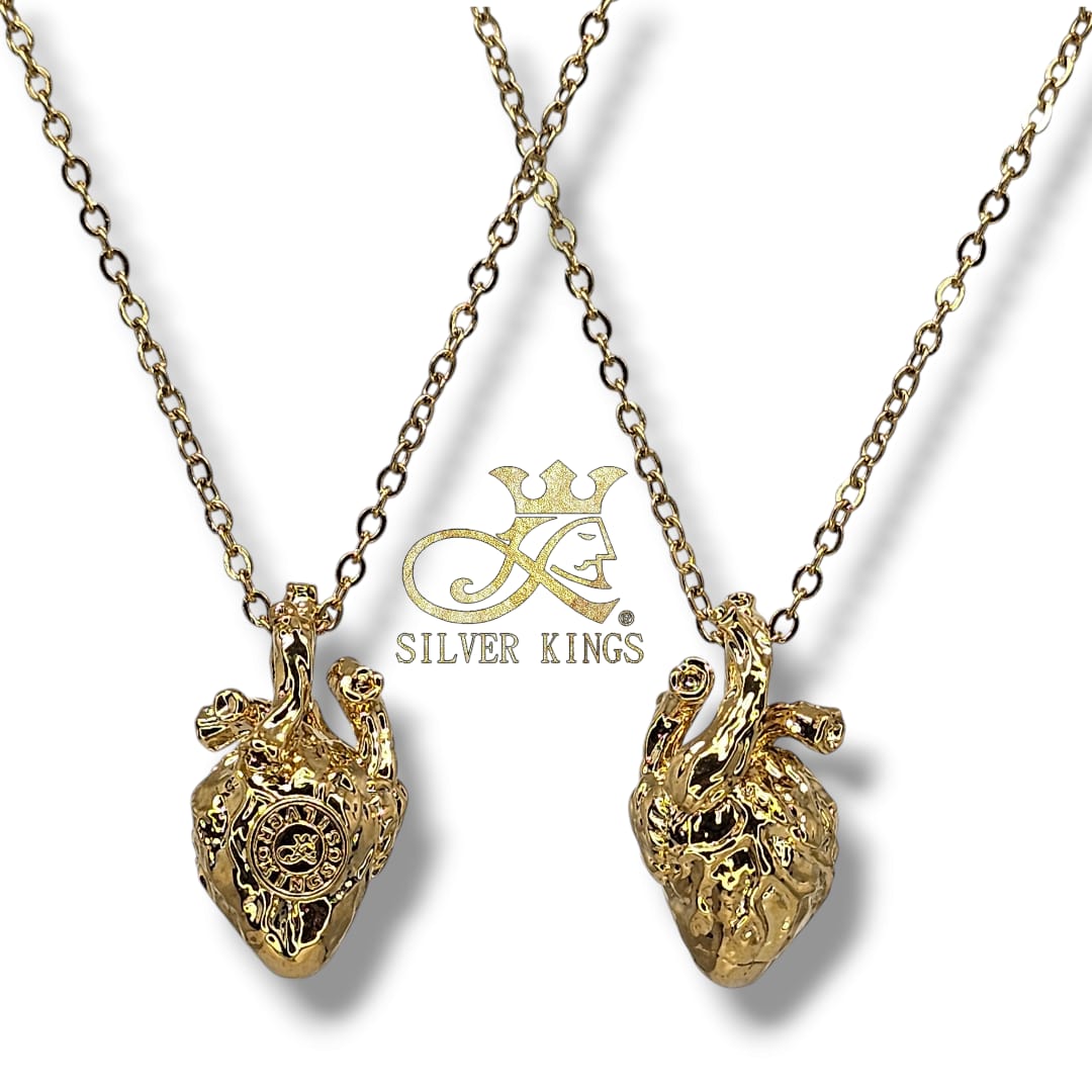 Heart of Gold Pendant with Chain