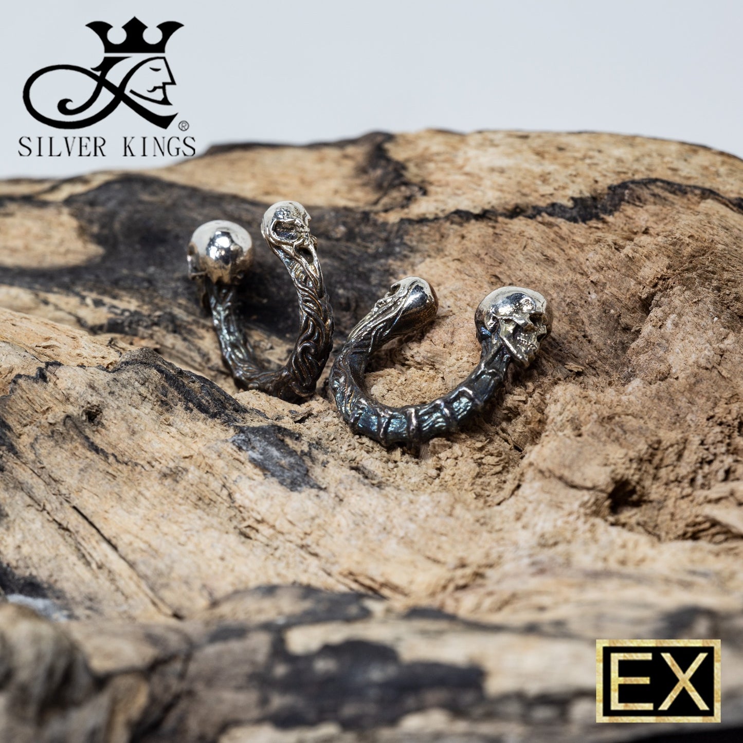 Skull & Crow Earring Cuff