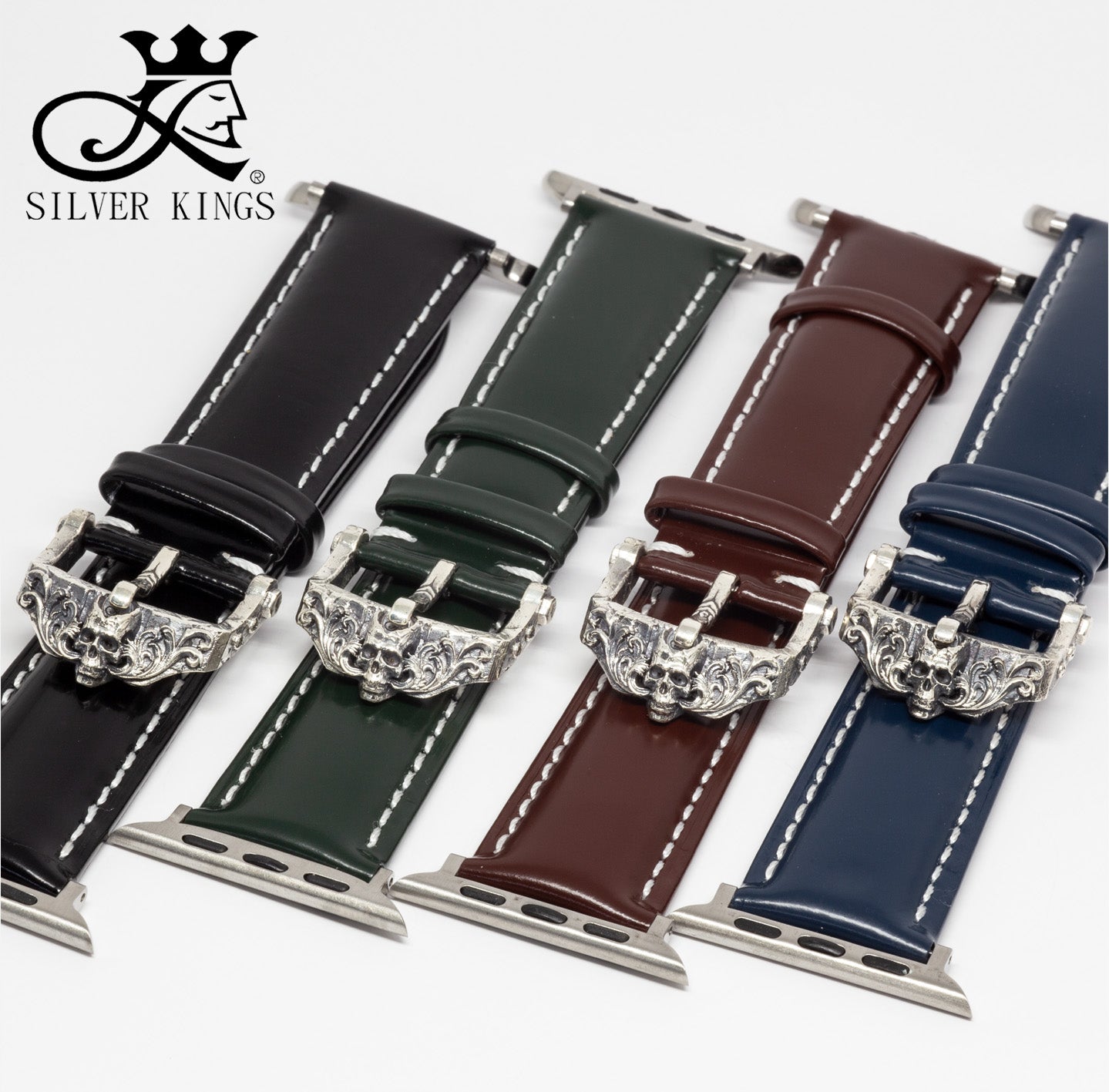 Apple Watch Case & Strap for Series 8 / 7 "Silver"