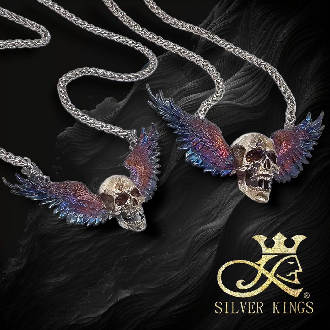 Silver Skull Necklace / Brooch 【呐喊自由】