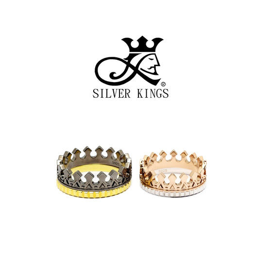 HALO & CROWN COUPLE RINGS