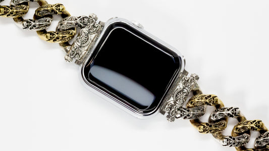 Watch chain bracelet Silver 925 & Brass
