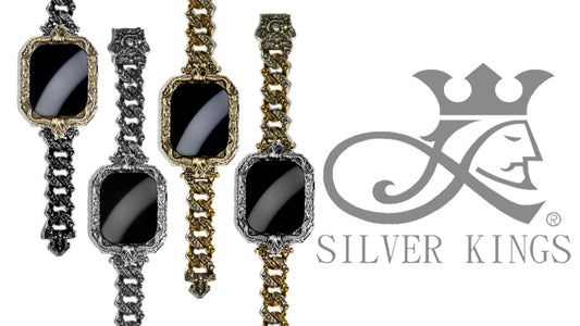 Watch case & chain bracelet Silver 925 & Brass for Ultra