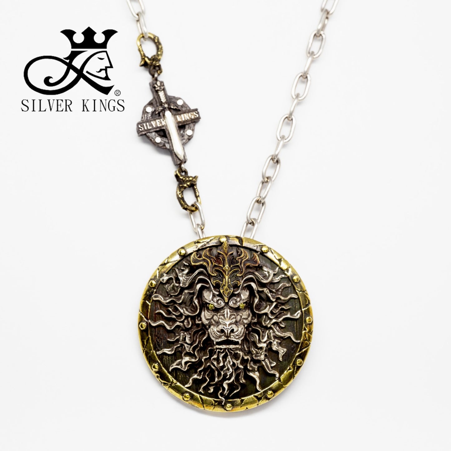 Lion King Pendant with Stainless steel Chain