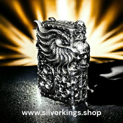 SILVER LIGHTER CASE