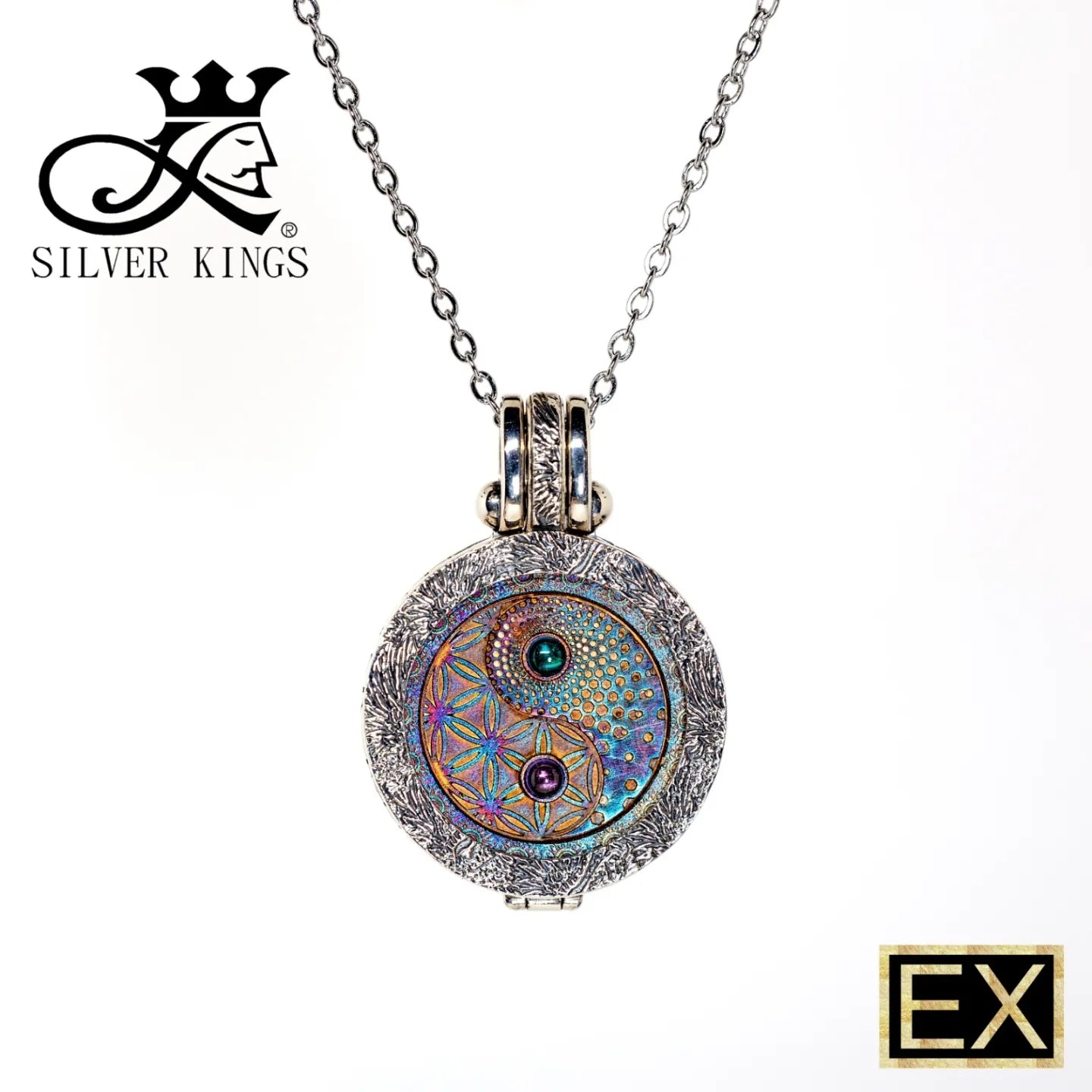 Flower of Life & Binary Opposition Pendant