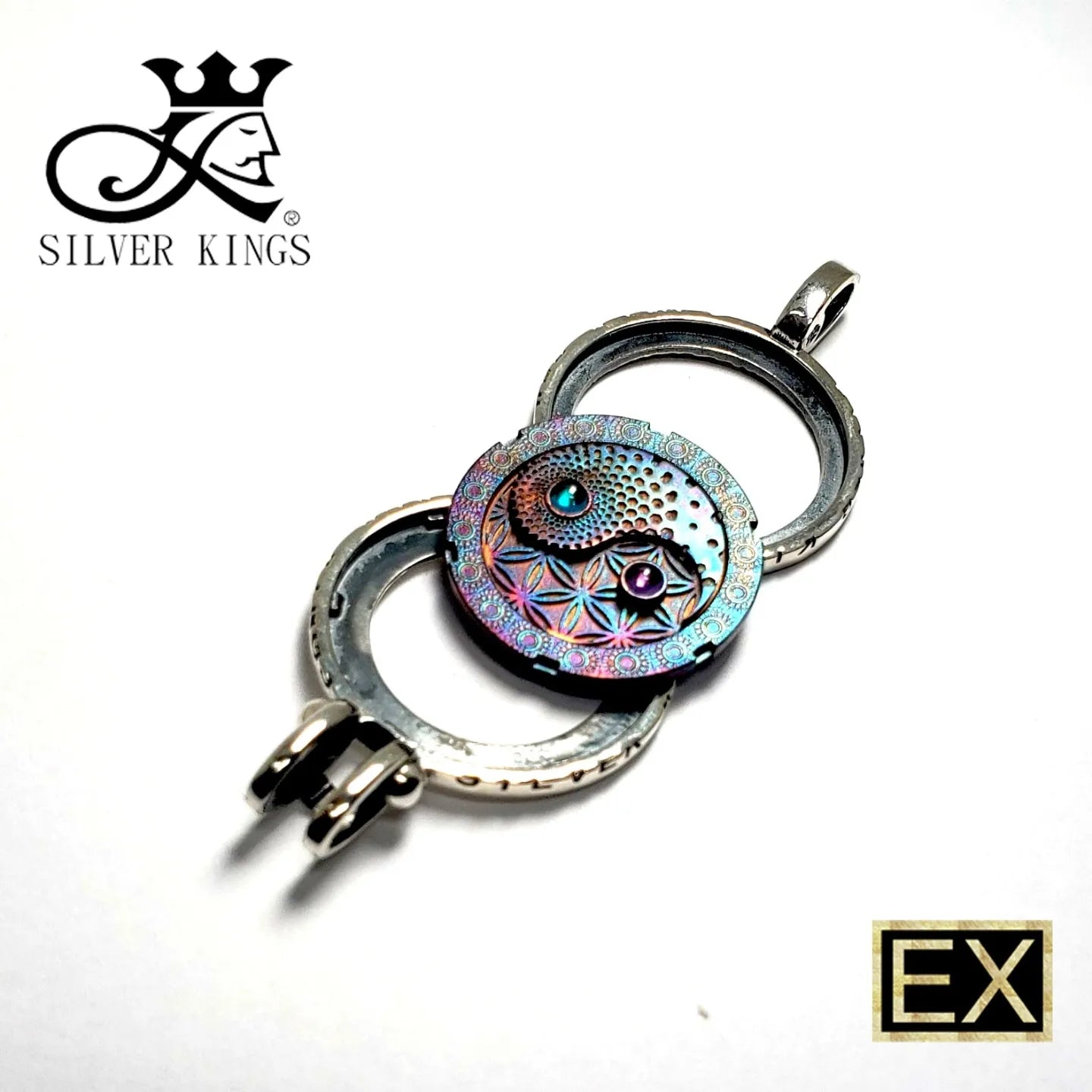 Flower of Life & Binary Opposition Pendant