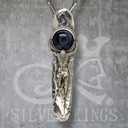 Seek collection - Sisyhus Pendant with Chain [Natural Tiger Eye]