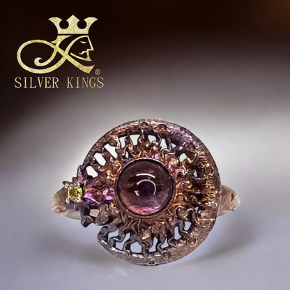 Solar Amethyst Ring