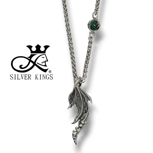 Dragon Wings Pendant with chain [翔龍] 情侶吊咀