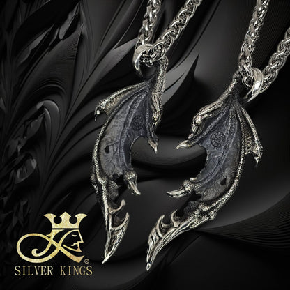 Dragon Wings Pendant with chain [翔龍] 情侶吊咀