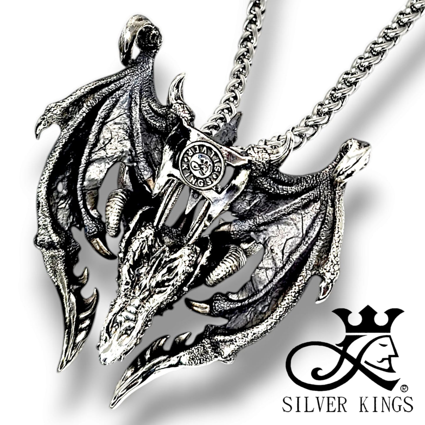 Dragon Wings Pendant with chain 紀念版 [寒霜巨龍] 最終章**