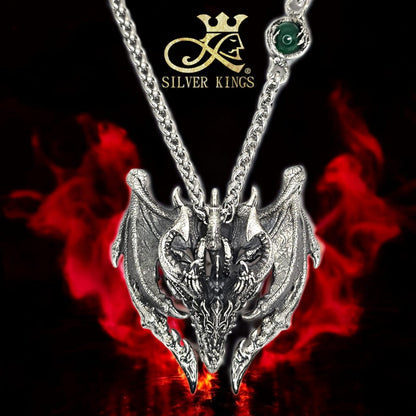 Dragon Wings Pendant with chain 紀念版 [寒霜巨龍] 最終章**