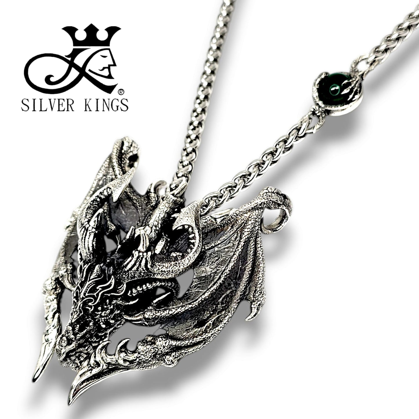 Dragon Wings Pendant with chain 紀念版 [寒霜巨龍] 最終章**