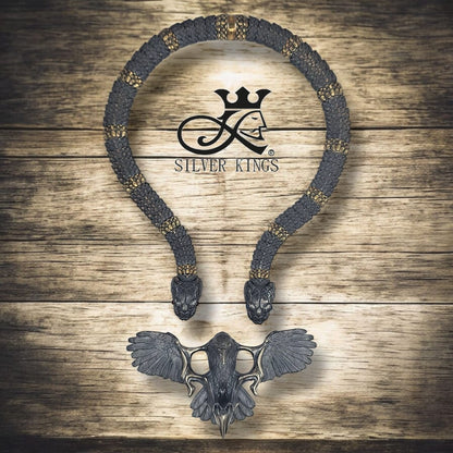 Snake & Raven Necklace  "Limited edition"’