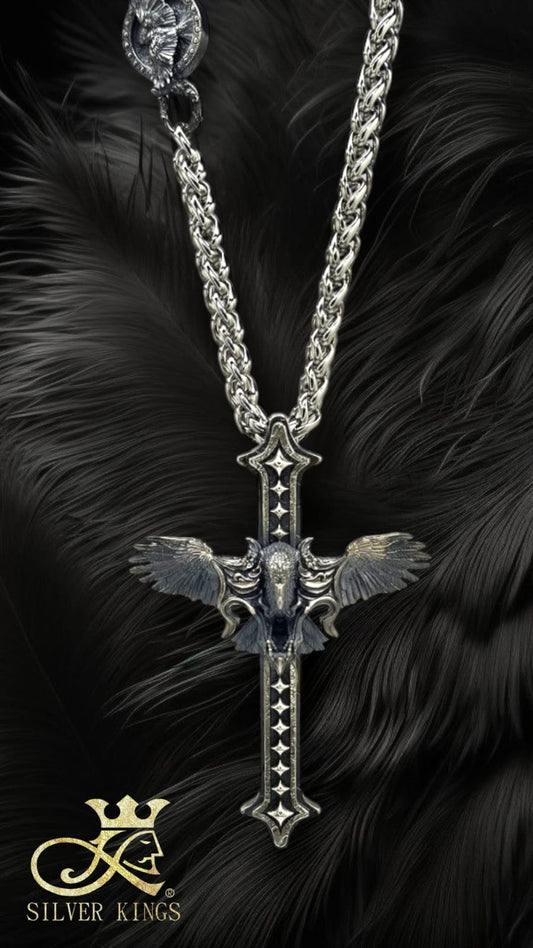 Raven & Cross Pendant