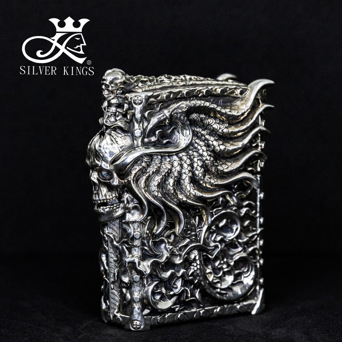 SILVER LIGHTER CASE