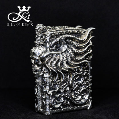 SILVER LIGHTER CASE