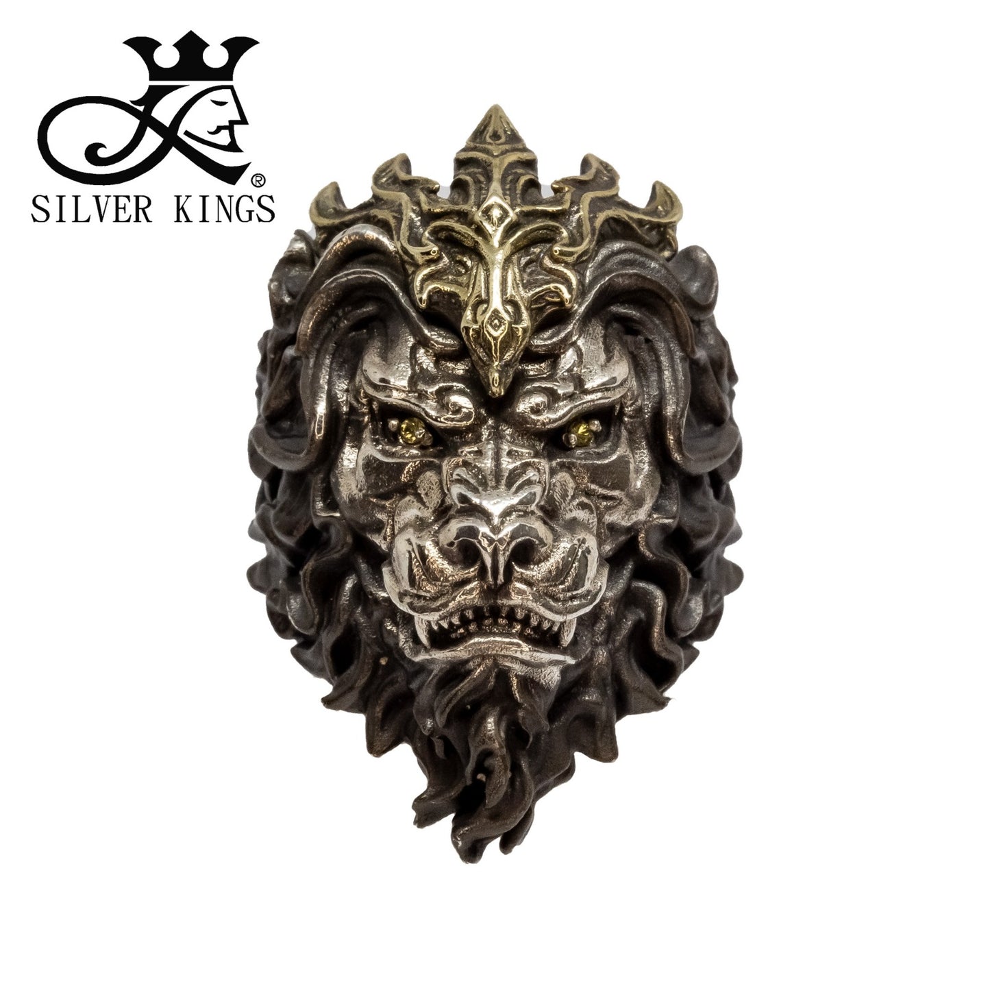 BLACK LION RING