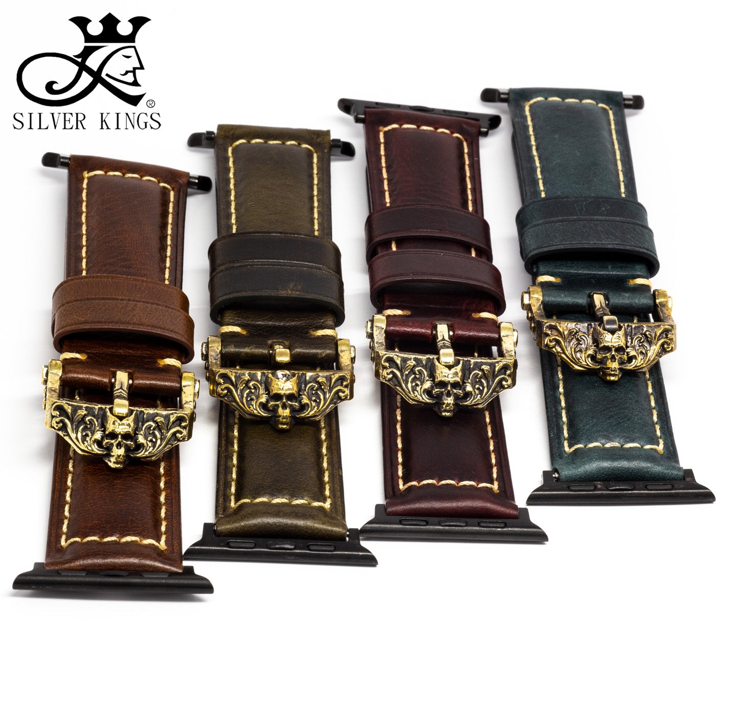 Genuine Leather strap Brass buckle