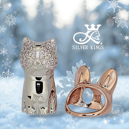 Rabbit Cats Pendant with Chain