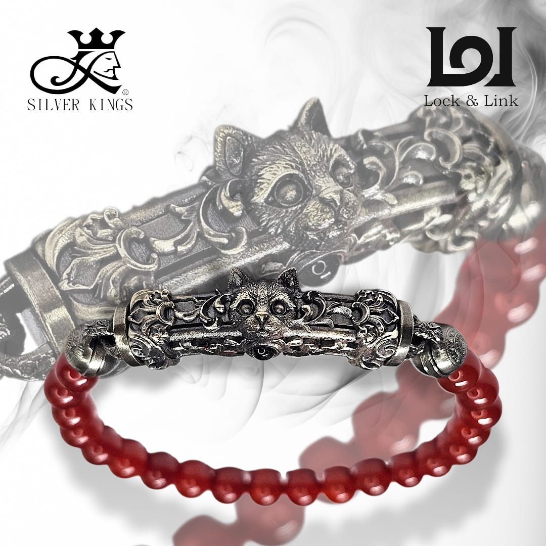 LOCK & LINK Bracelet (Agate )