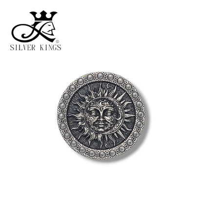 Sun & Moon pendant Infinity [日，月] with chain)
