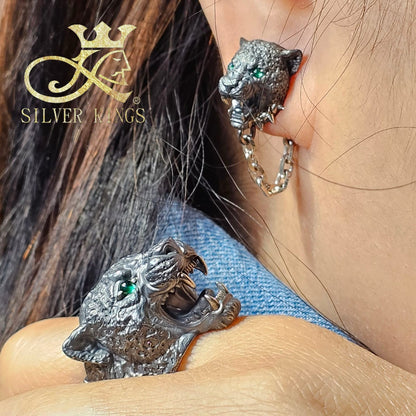 Black Panther Earring