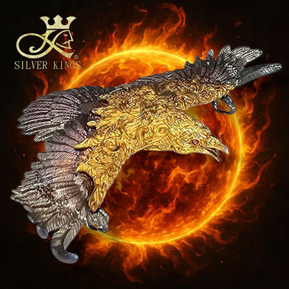 Rainbow Crow Necklace