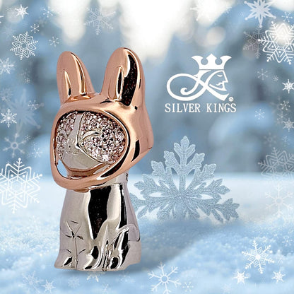 Rabbit Cats Pendant with Chain