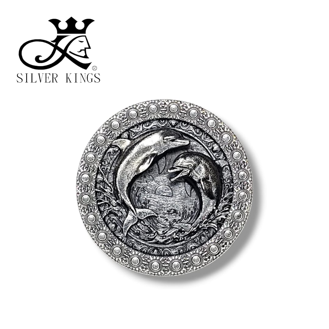Dolphins Pendant Infinity [小海豚] with chain