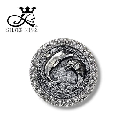 Dolphins Pendant Infinity [小海豚] with chain