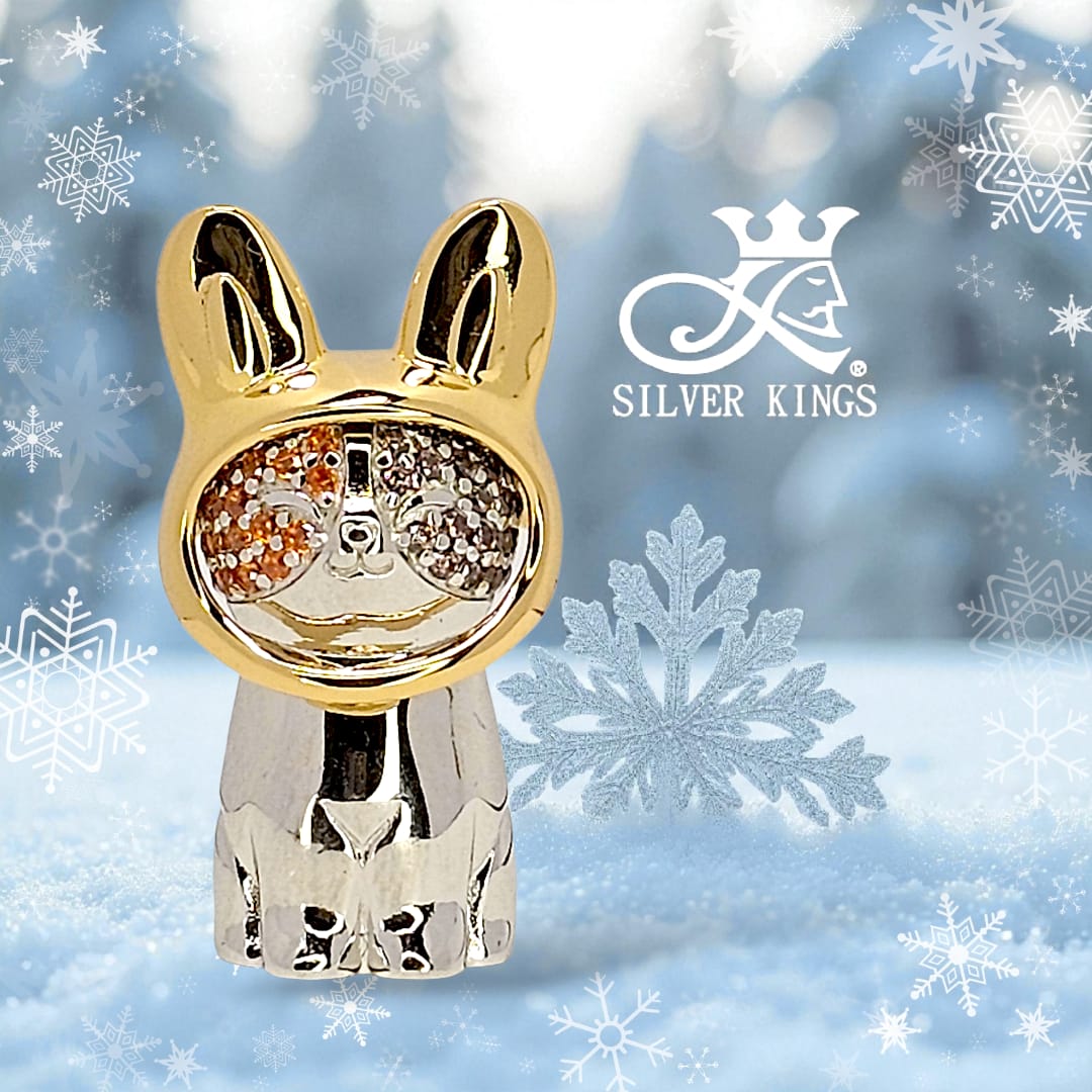 Rabbit Cats Pendant with Chain