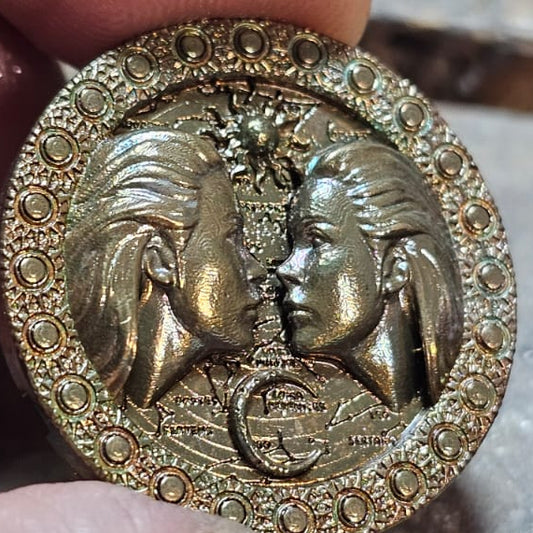 Gemini 雙子座pendant with chain (Star signs)