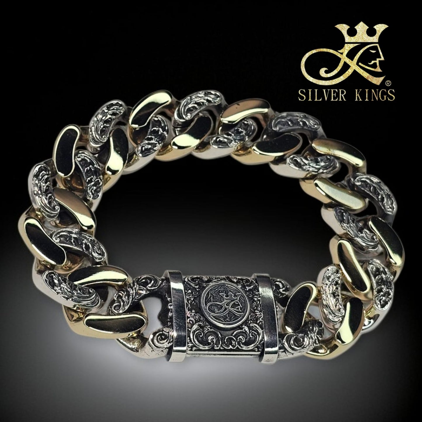 Silver & Brass Classic Bracelet