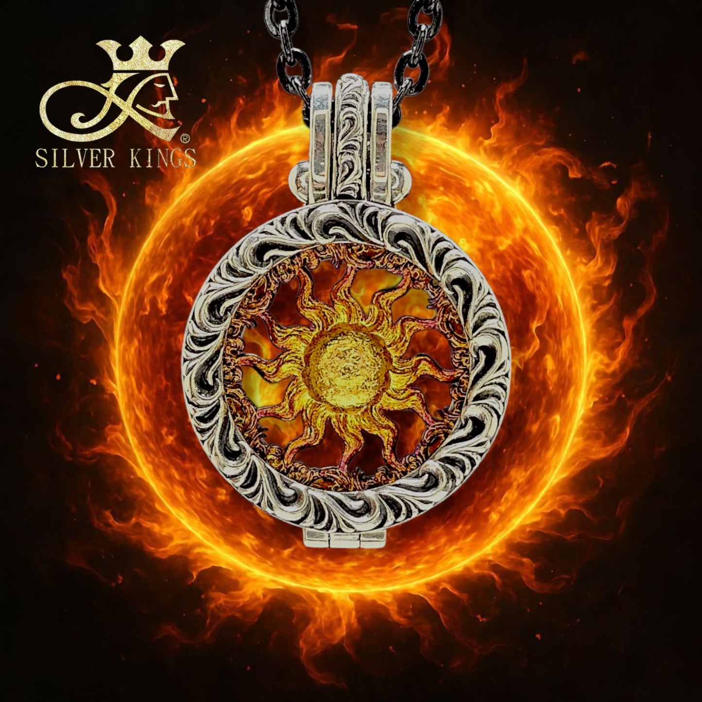 Fire Sun Pendant (Infinity collection)