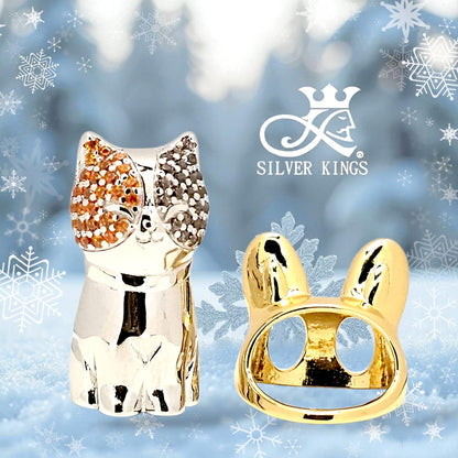 Rabbit Cats Pendant with Chain