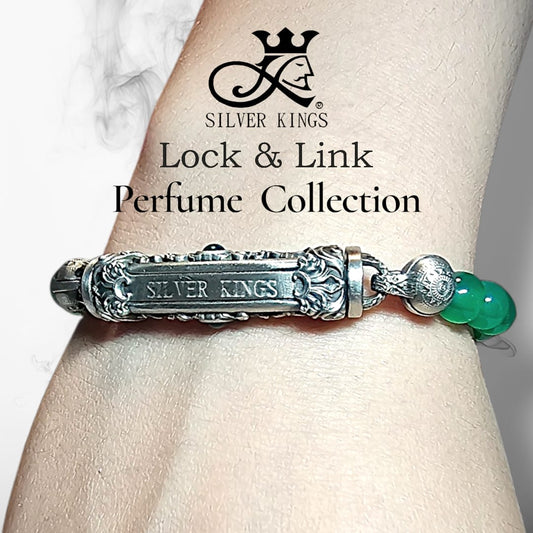LOCK & LINK Bracelet (Agate)