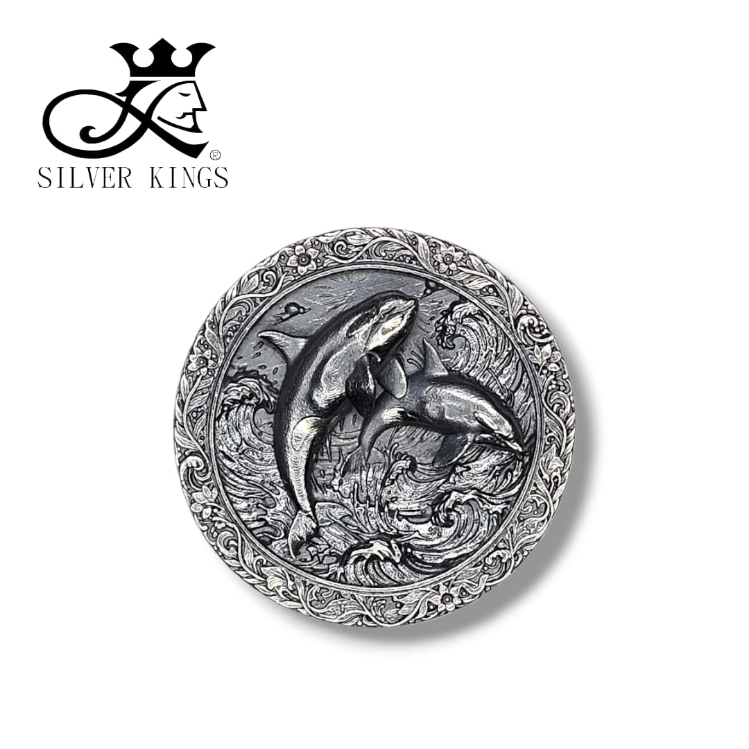 Orca Pendant Infinity [虎鯨] with chain)