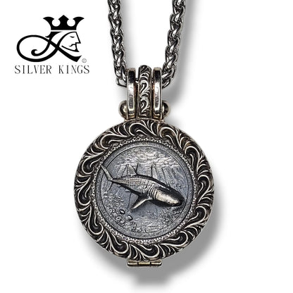 Whale Shark Pendant Infinity [鯨鯊] with chain)