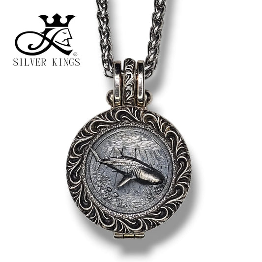 Whale Shark Pendant Infinity [鯨鯊] with chain)