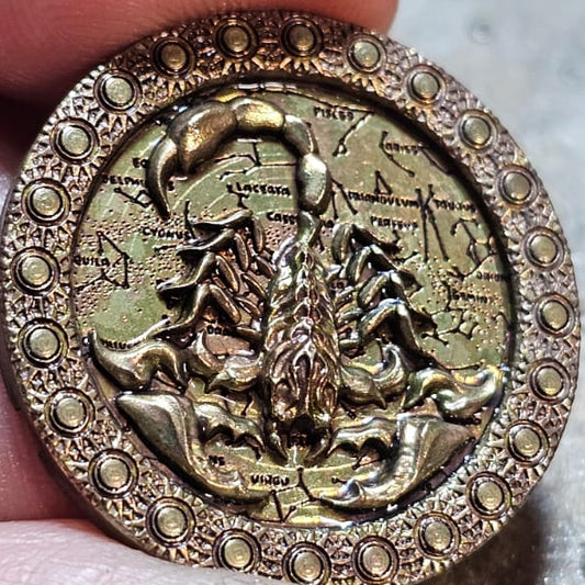 Scropio 天蠍座pendant with chain (Star signs)